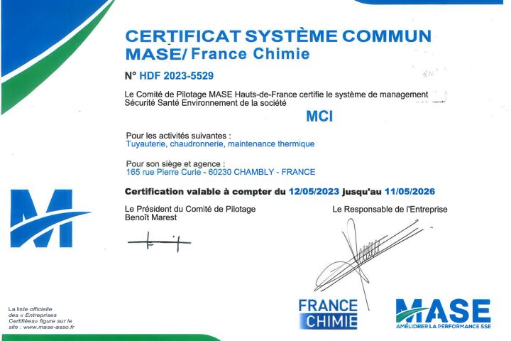 certification mase 2023